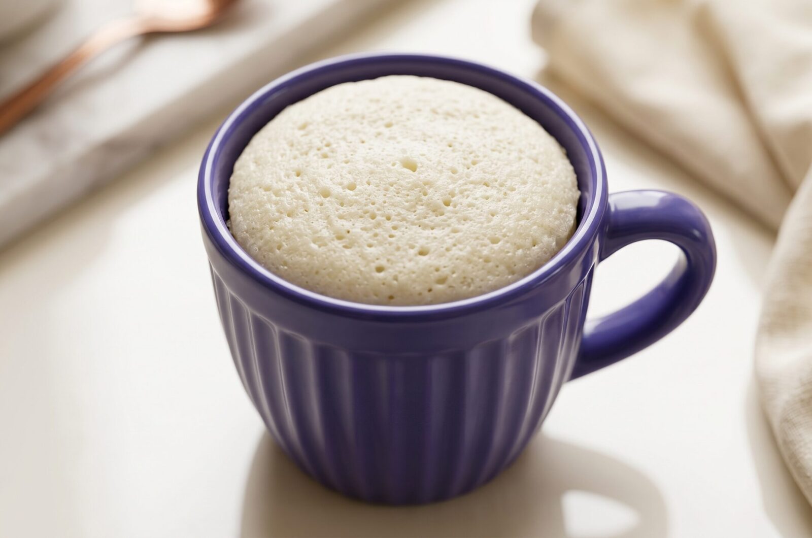 Bolo Branco de Caneca Diet
