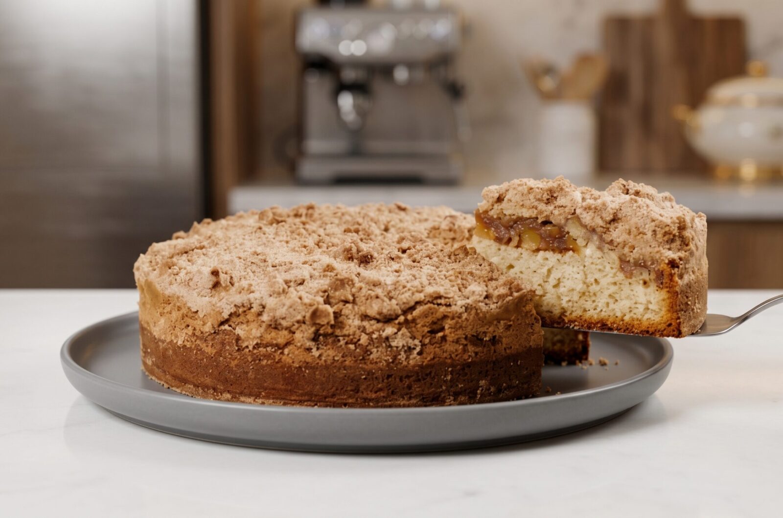 Bolo de Cuca de Banana Fit