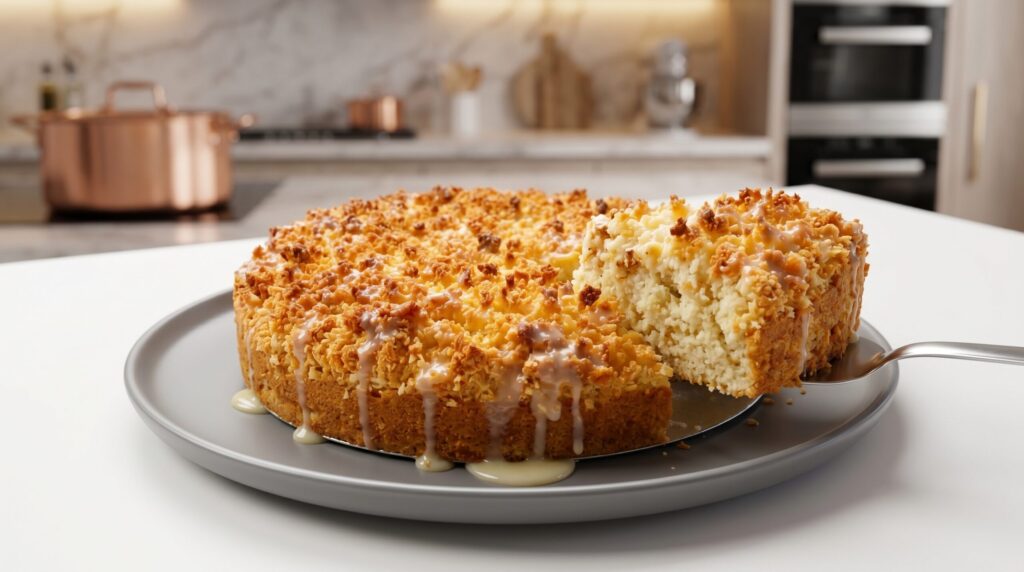 Bolo de cuca de coco
