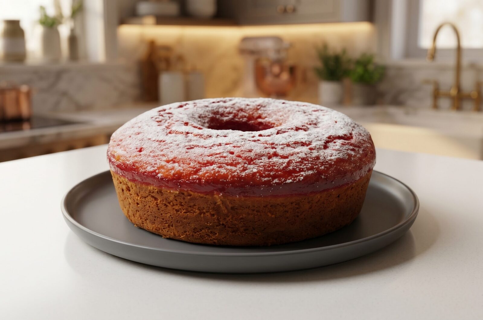Bolo de gelatina (menos gordura e açúcares)