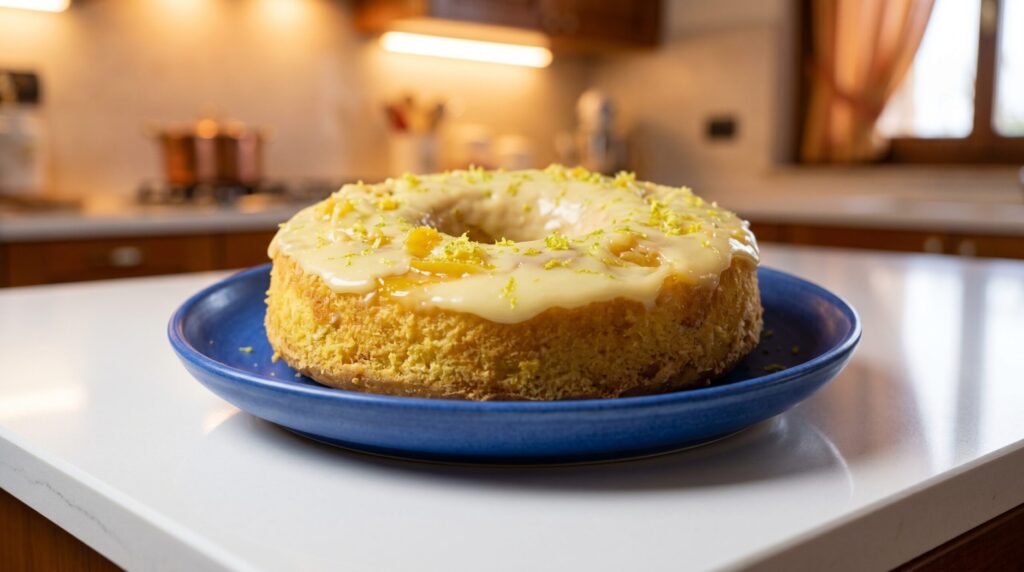 Bolo de limão bergamota