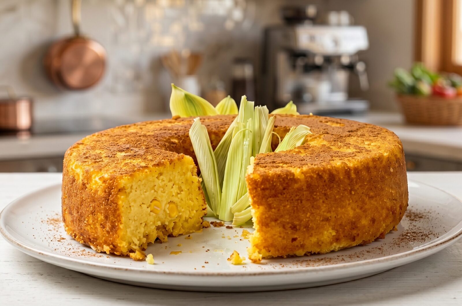 Bolo de Pamonha: Cremoso e Menos Calórico