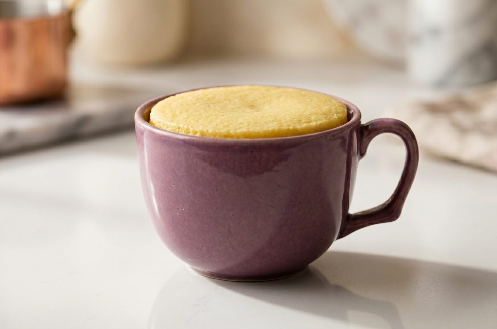 Bolo de Flocão de Milho na Caneca (Micro-ondas)