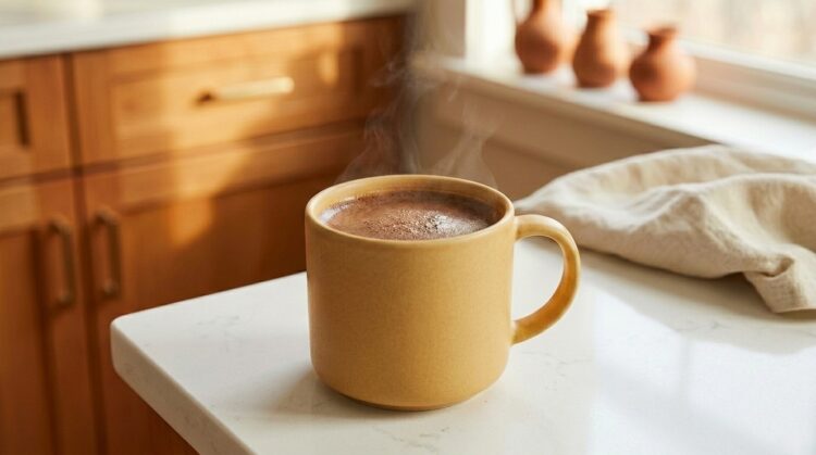 Passo 5 - Servir o chocolate quente light