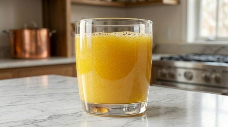 Passo 5 - Servir o suco de cajá