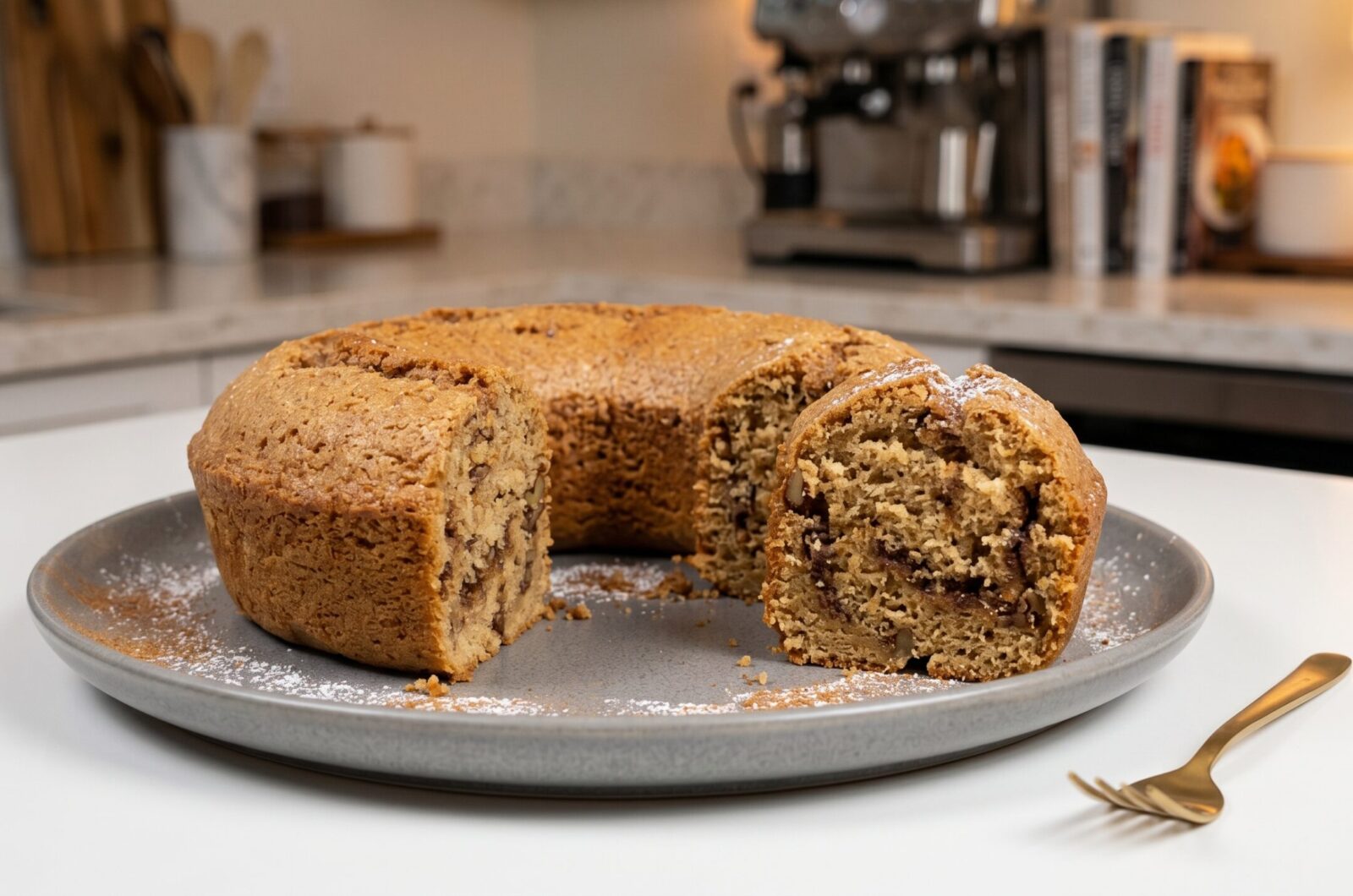 Bolo de Café Sem Açúcar