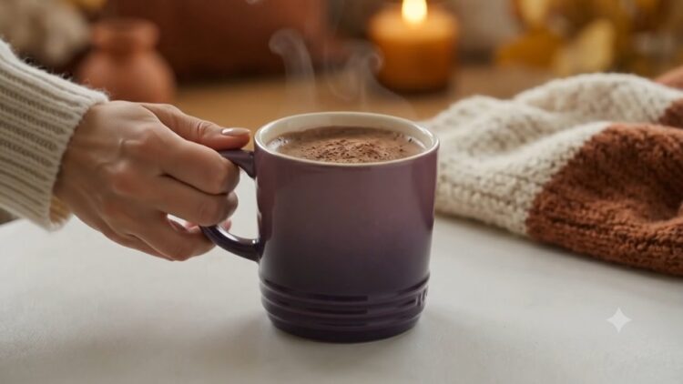 Servir chocolate quente sem lactose