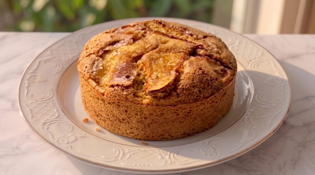Bolo de maçã com canela fit