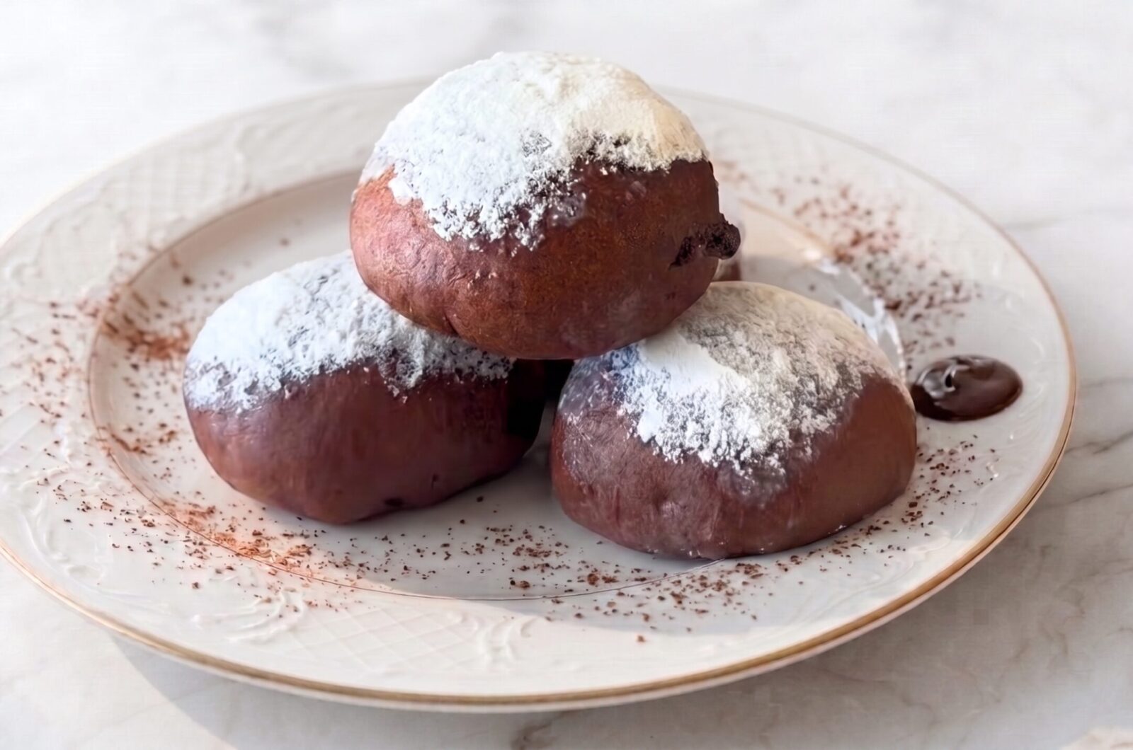 Doce bombinha de chocolate