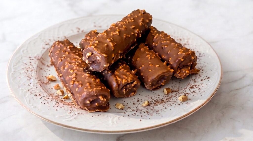 Enroladinho de chocolate