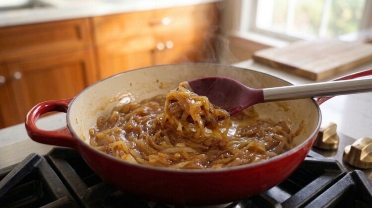 Passo 1 - Caramelizar a cebola