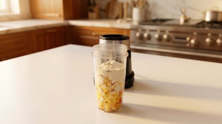 Passo 1 - Colocar os ingredientes no liquidificador