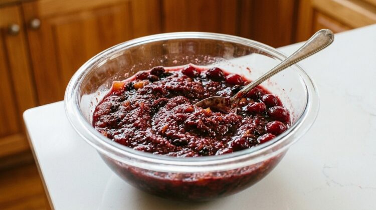Passo 5 - Processar metade das frutas e misturar com as inteiras