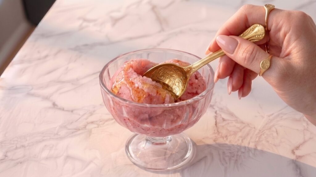 Receita de sorvete de melancia