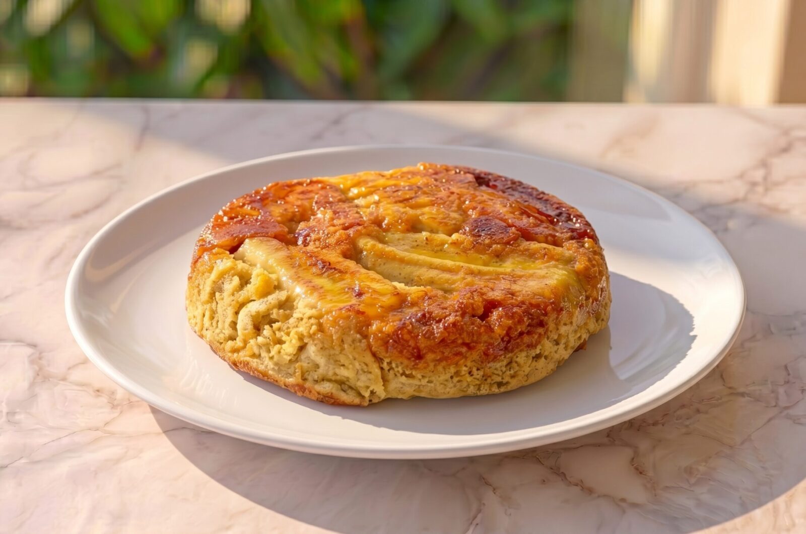 Bolo de banana caramelizado: fit e na frigideira
