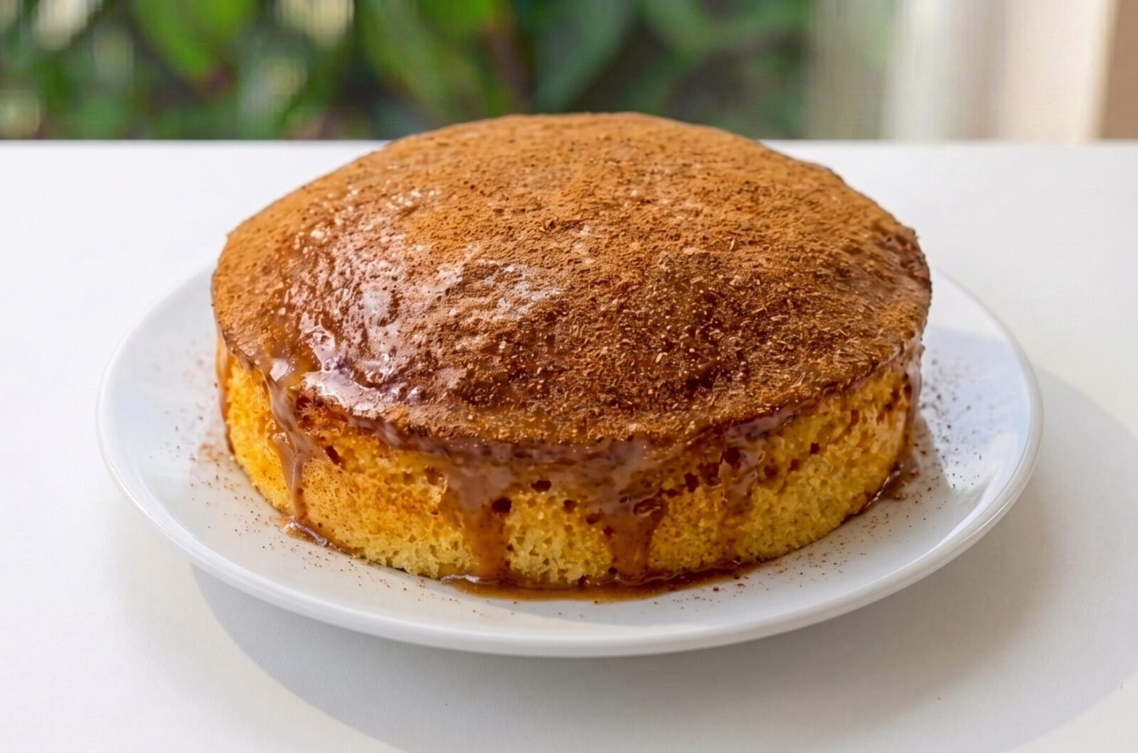 Bolo de churros sem lactose e fit