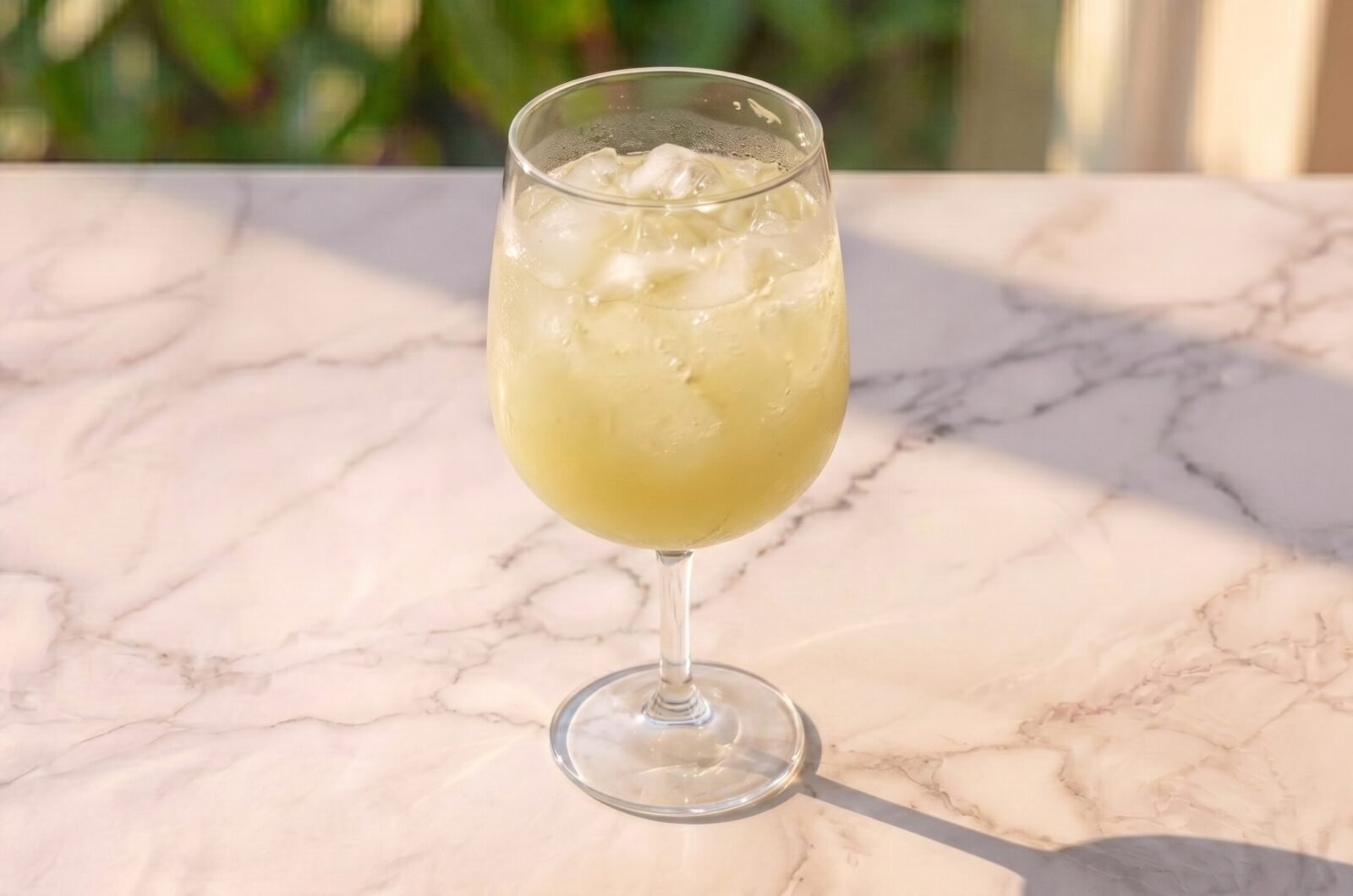 Caipirinha de caju com limão sem álcool