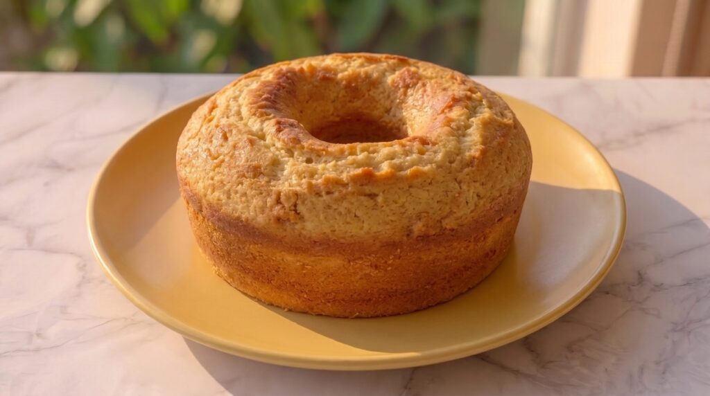 Bolo de nozes simples