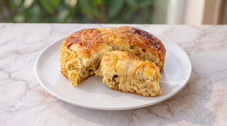 Como fazer bolo de banana caramelizado