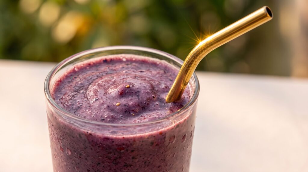 Como fazer um shake de açaí
