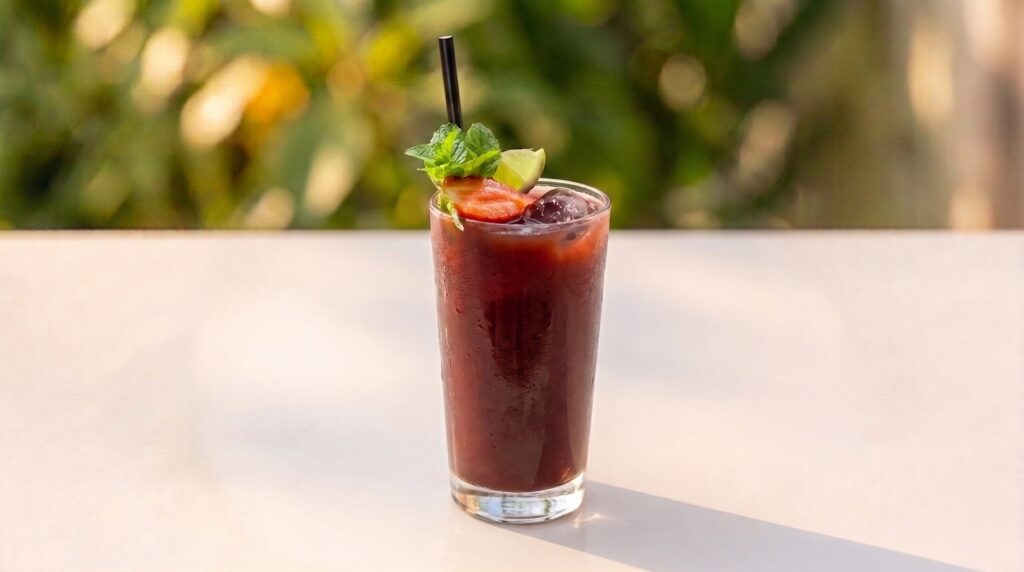 Suco de açaí saudável