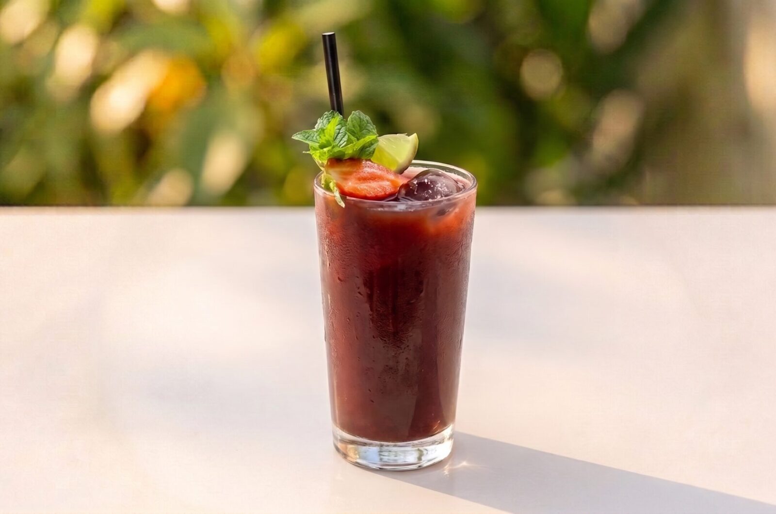 Suco de açaí saudável e sem açúcar