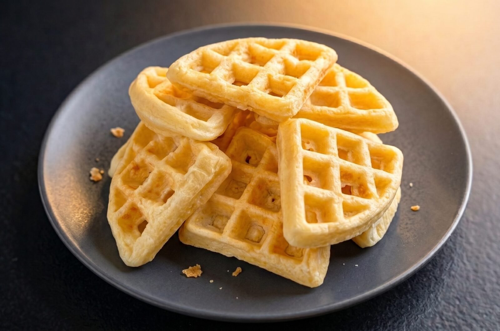 Waffle saudável apenas 3 ingredientes