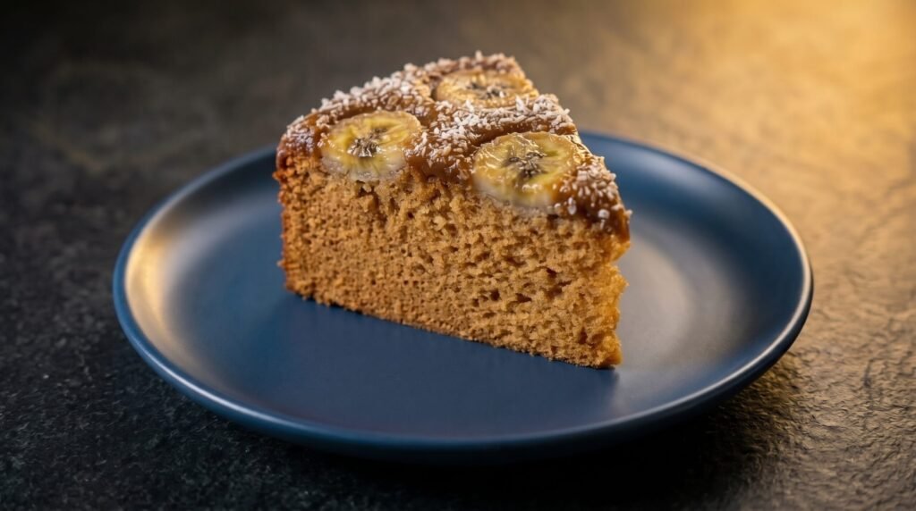 Bolo de ameixa com aveia e banana