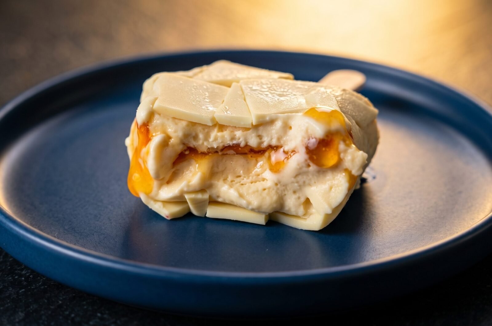 Picolé de pudim fit delicioso