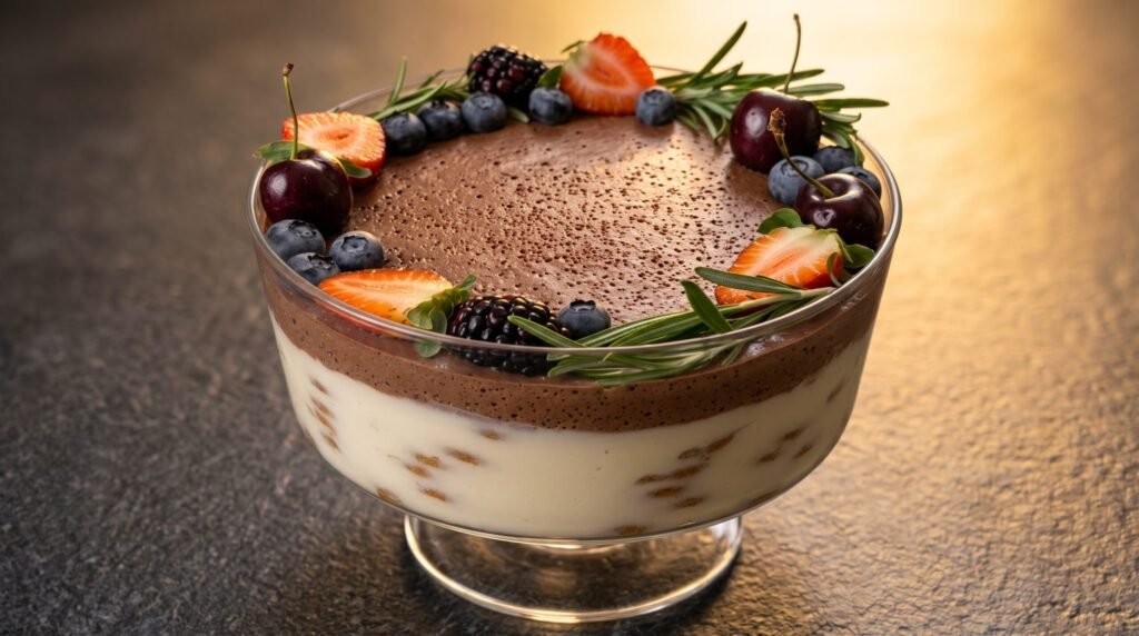 Torta de bolacha sem açúcar