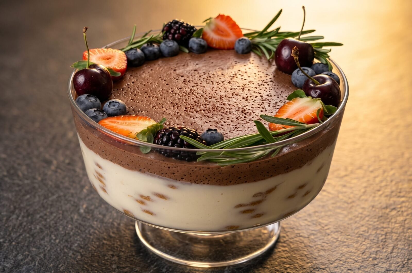 Torta de bolacha (biscoito) sem açúcar