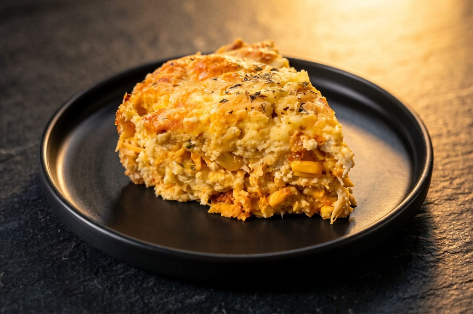 Torta de frango com aveia