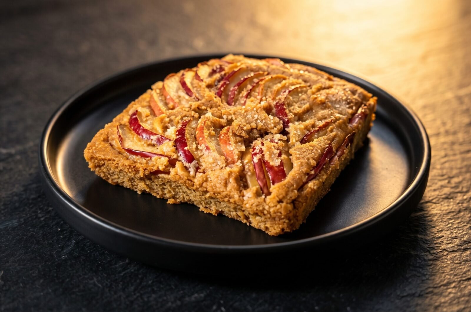 Torta de maçã com aveia