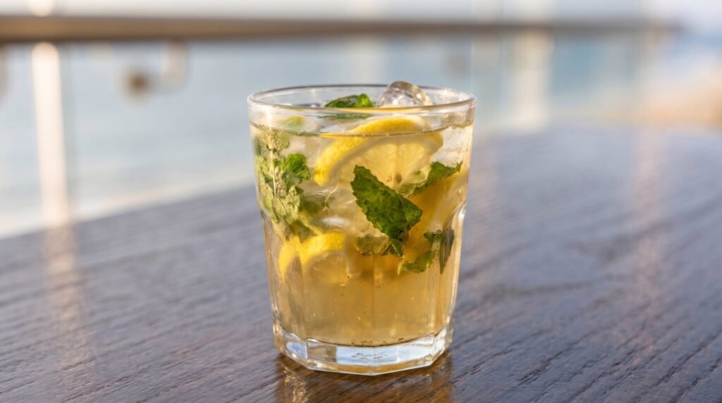 Caipirinha com energético sem álcool