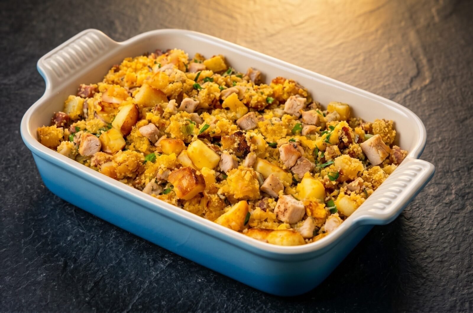 Farofa de cuscuz (cuscuz temperado)