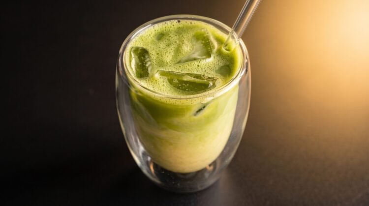 Matcha latte 2 ingredientes