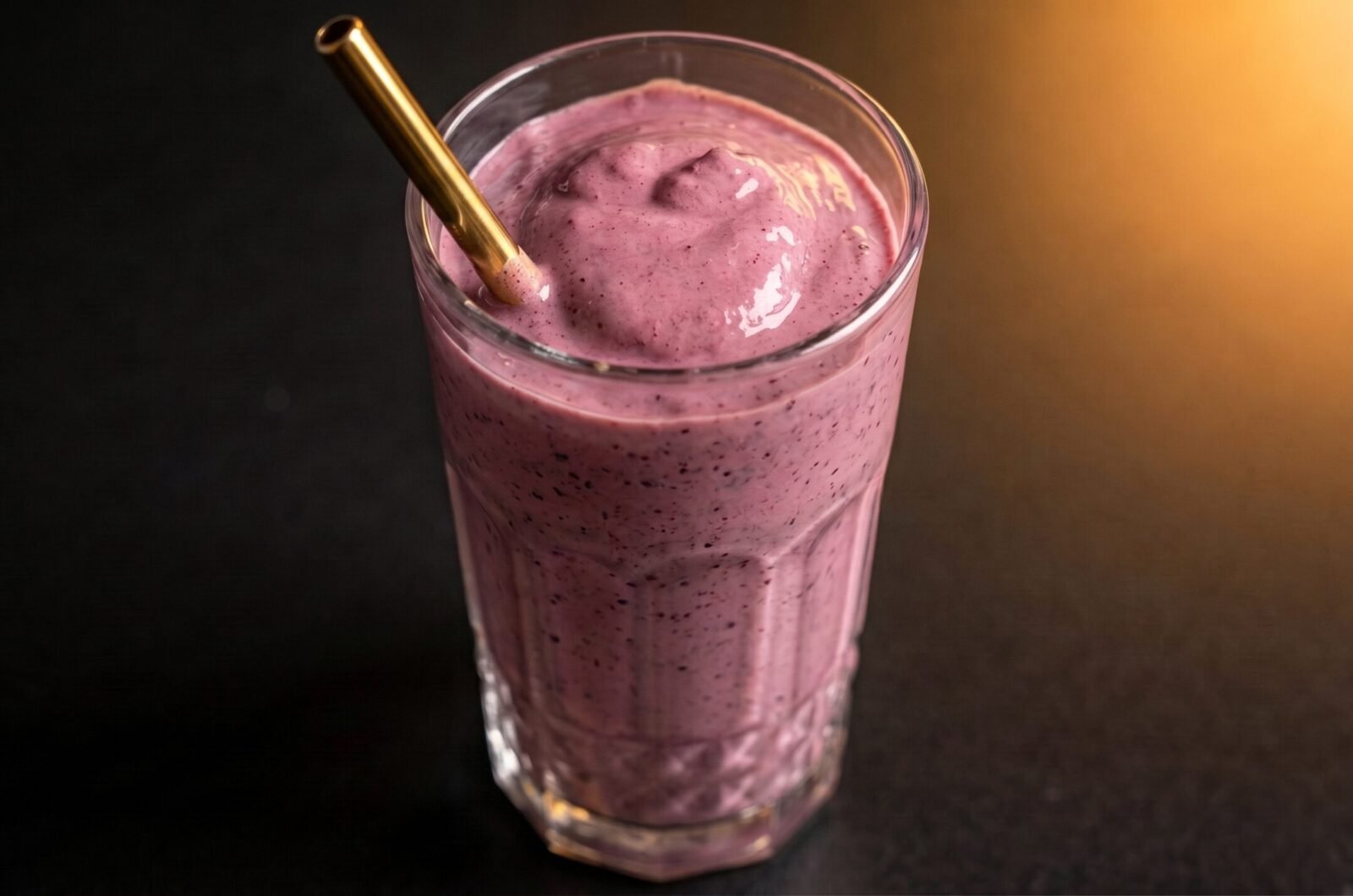 Milkshake de açaí (3 ingredientes)