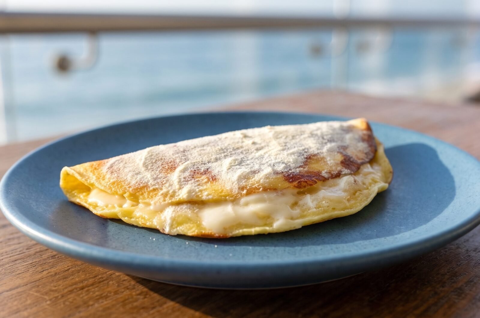 Panqueca de leite em pó: proteico