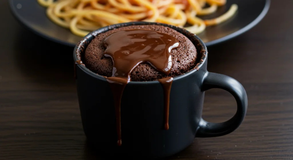 Sobremesa Bolo de Caneca de Chocolate