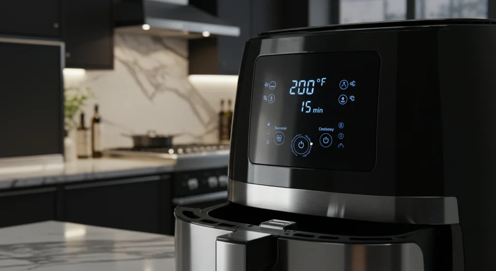 Tempo de cozimento na Air fryer