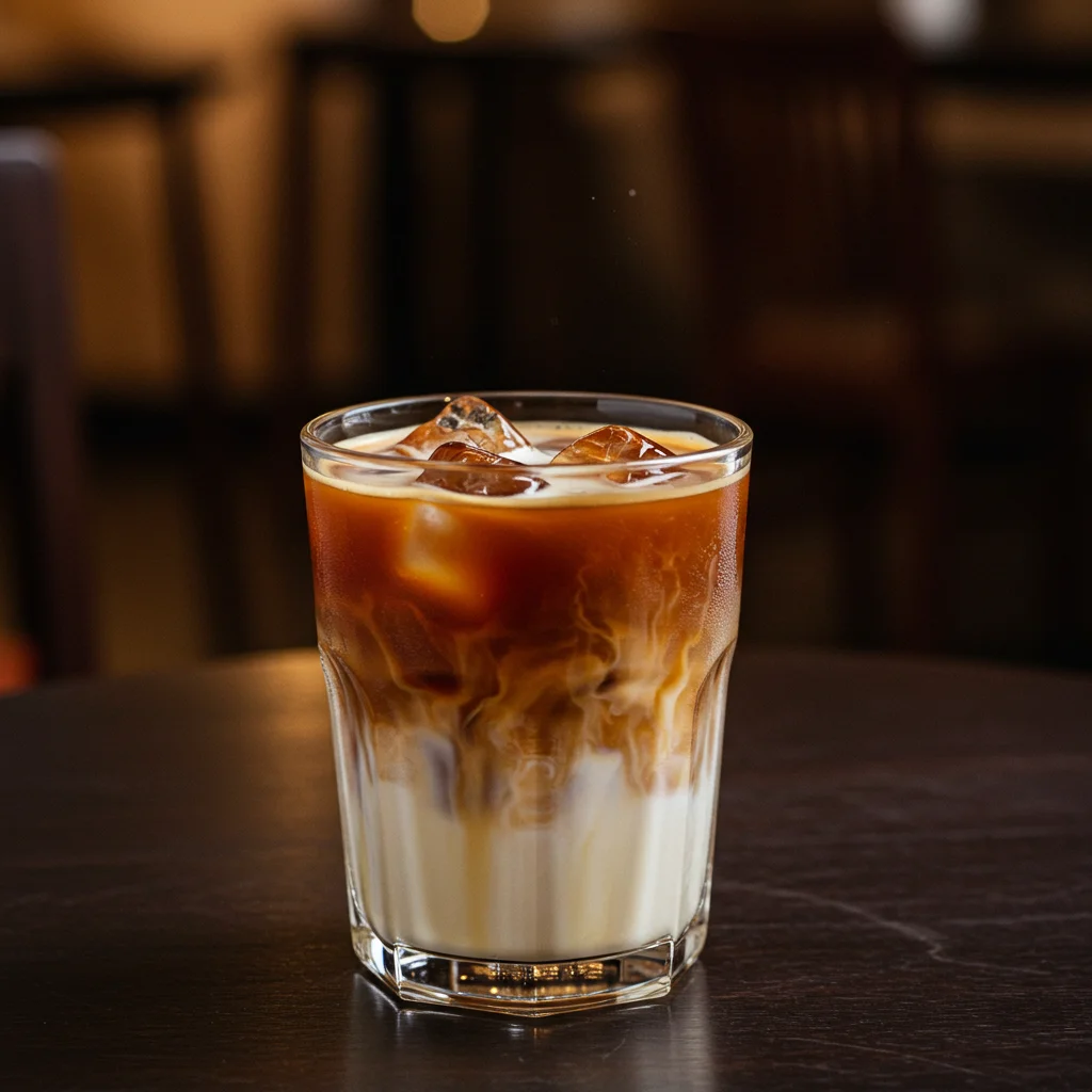 Café gelado com leite