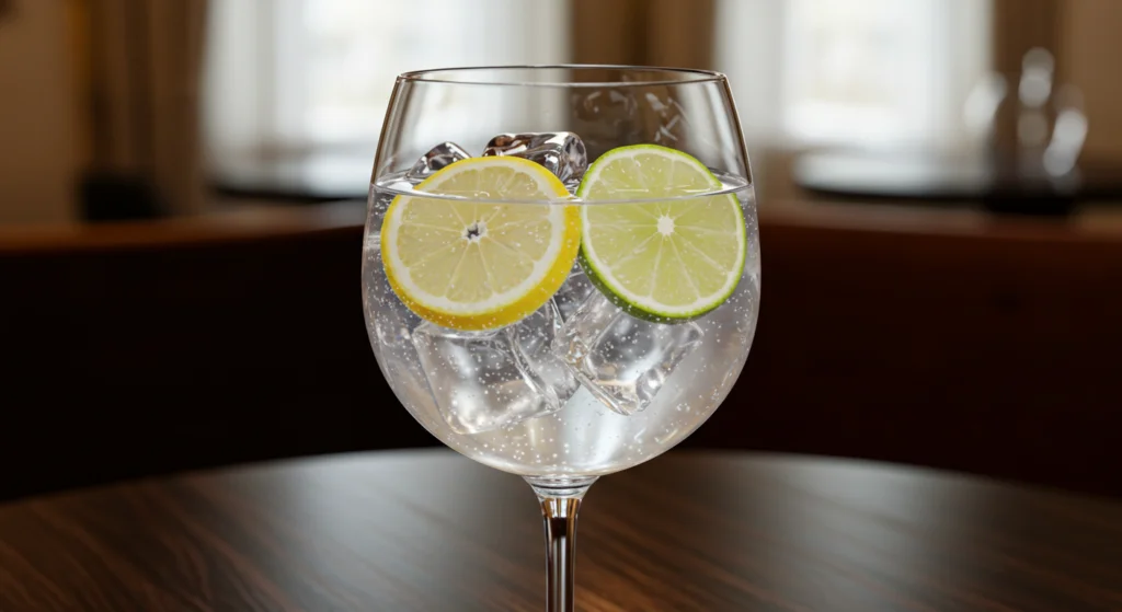 Gin e tônica sem álcool