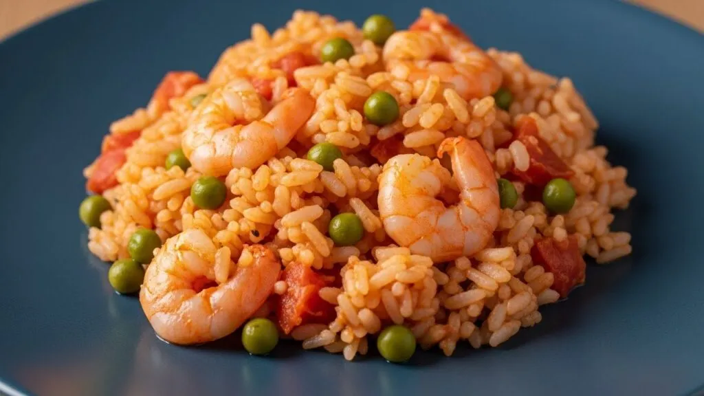 Arroz com camarão fit: facil e menos calórico