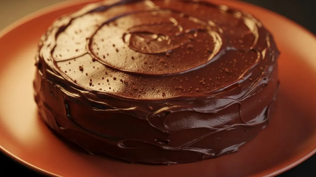 Bolo de chocolate simples