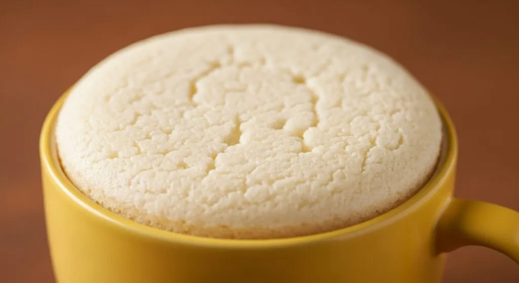 Bolo de lichia de caneca