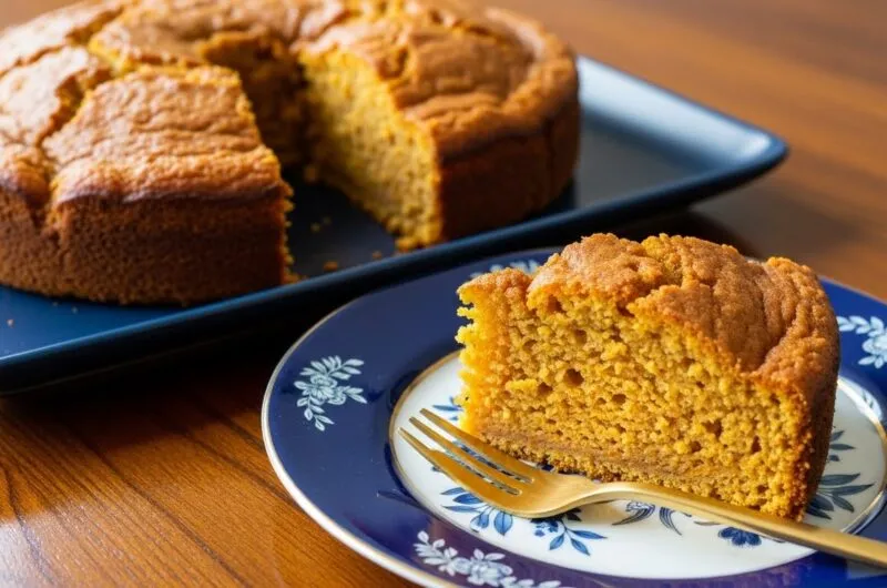 Bolo fit de cenoura com aveia