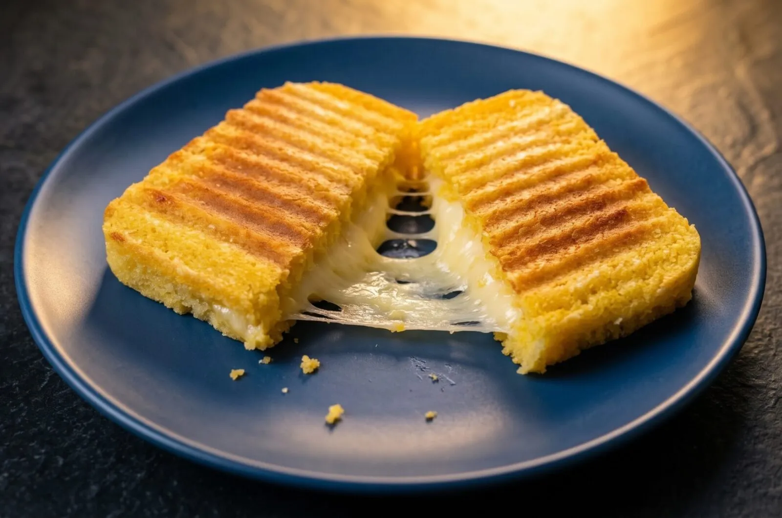 Pão de flocão de milho delicioso