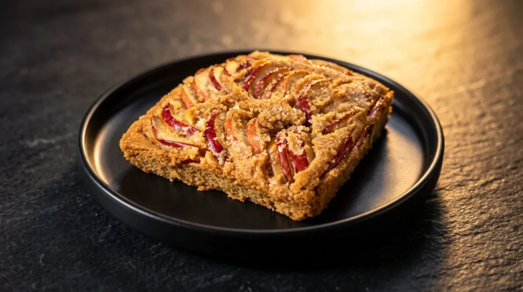 Torta de maçã com aveia